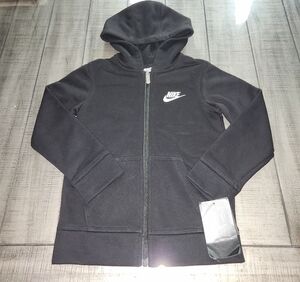 NWT Nike Kids Black Zip-Up Hoodie